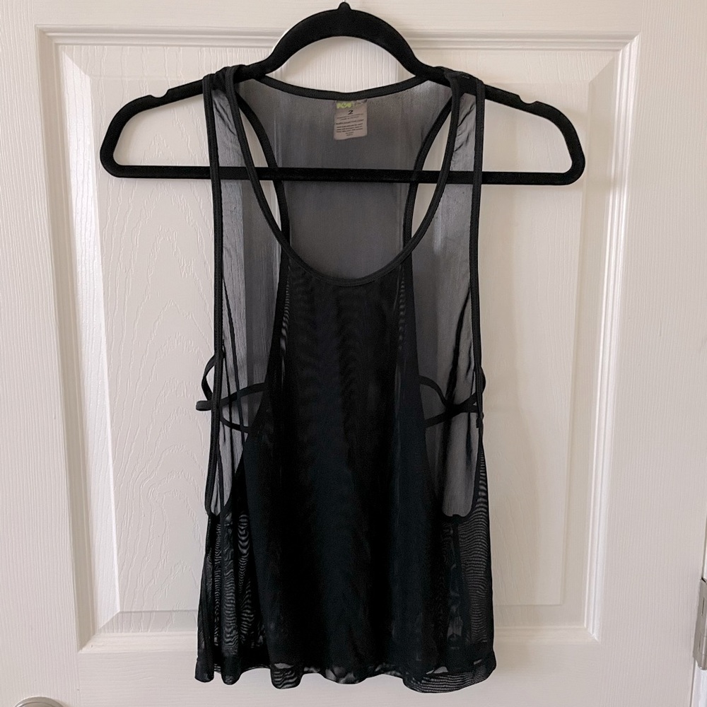 Mesh pop flex tank
